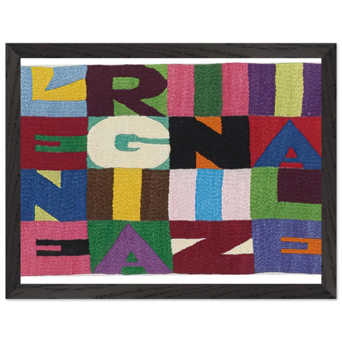 L ENERGIA INIZIALE 1989 by Alighiero Boetti — Framed art print at Zephyeer