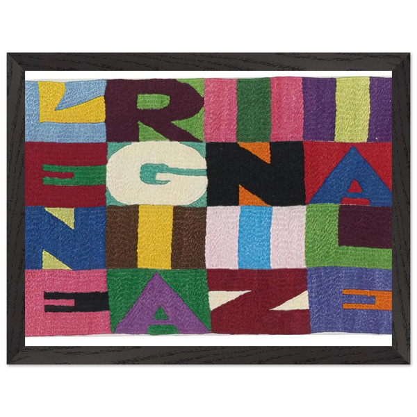 L ENERGIA INIZIALE 1989 by Alighiero Boetti — Framed art print at Zephyeer