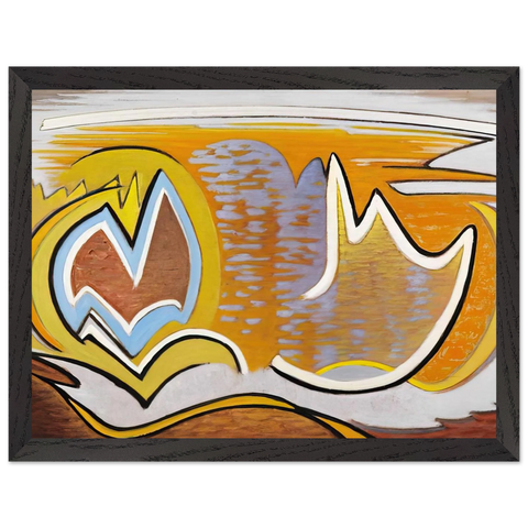 Abstract - Abstract Art by Lawren Harris — Framed art print at Zephyeer