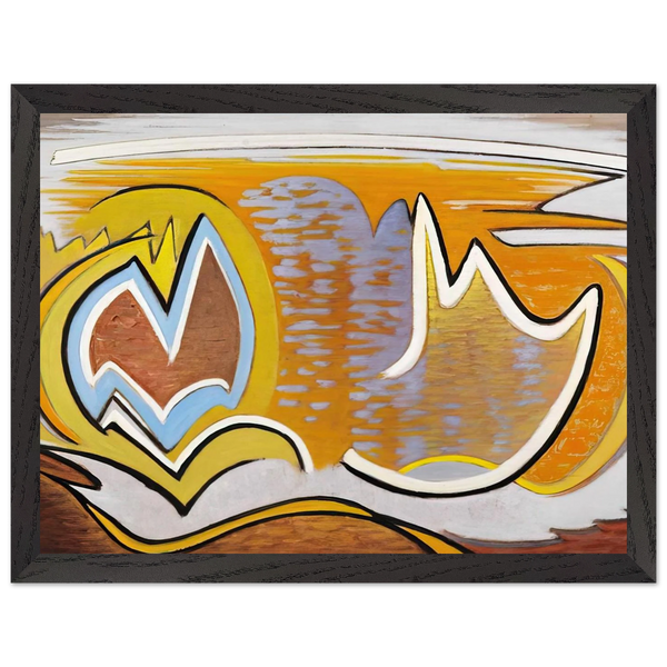 Abstract - Abstract Art by Lawren Harris — Framed art print at Zephyeer