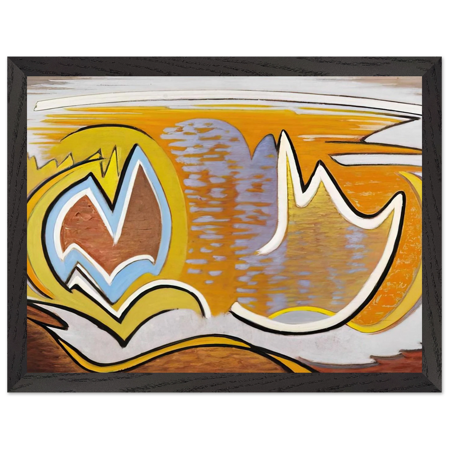 Abstract - Abstract Art by Lawren Harris — Framed art print at Zephyeer
