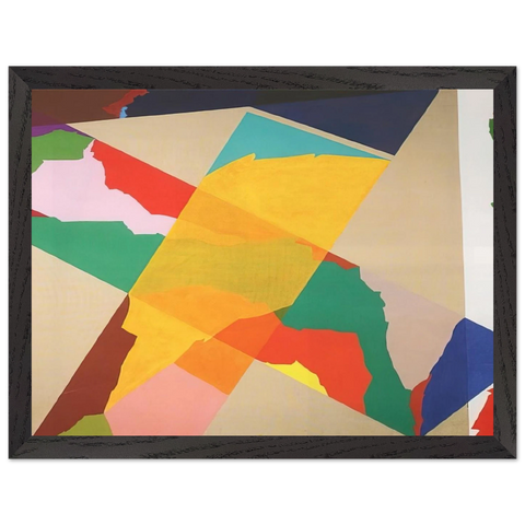 In Croce III - 1969 by Piero Dorazio — Framed art print at Zephyeer