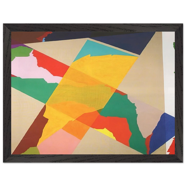 In Croce III - 1969 by Piero Dorazio — Framed art print at Zephyeer