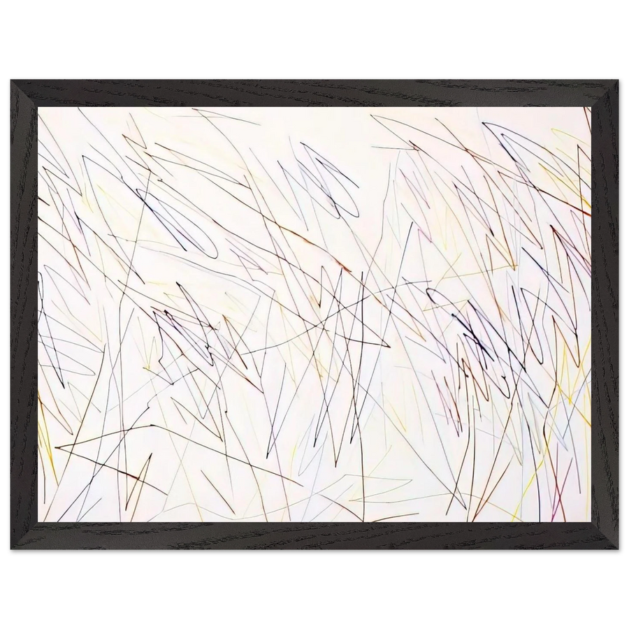 Iceberg - 1974 by Ronnie Landfield — Framed art print at Zephyeer