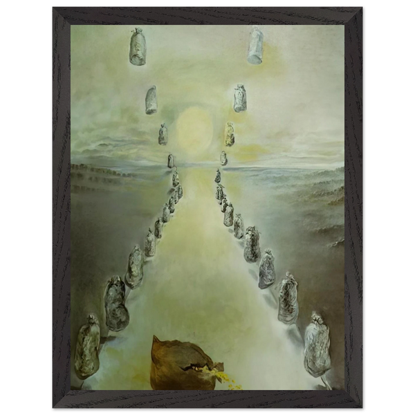 THE PATH OF ENIGMAS FIRST VERSION by Salvador Dali — Framed art print at Zephyeer