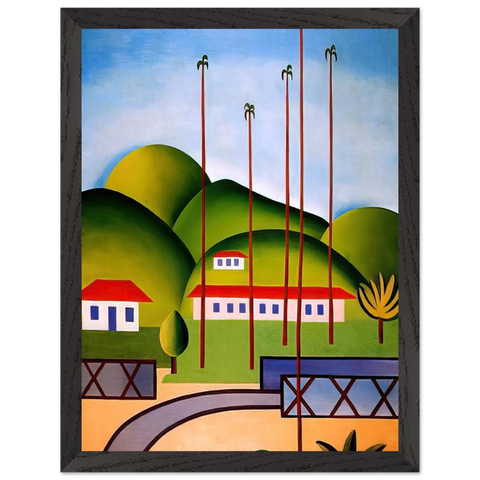 Palm Trees by Tarsila do Amaral — Framed art print at Zephyeer