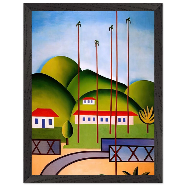 Palm Trees by Tarsila do Amaral — Framed art print at Zephyeer