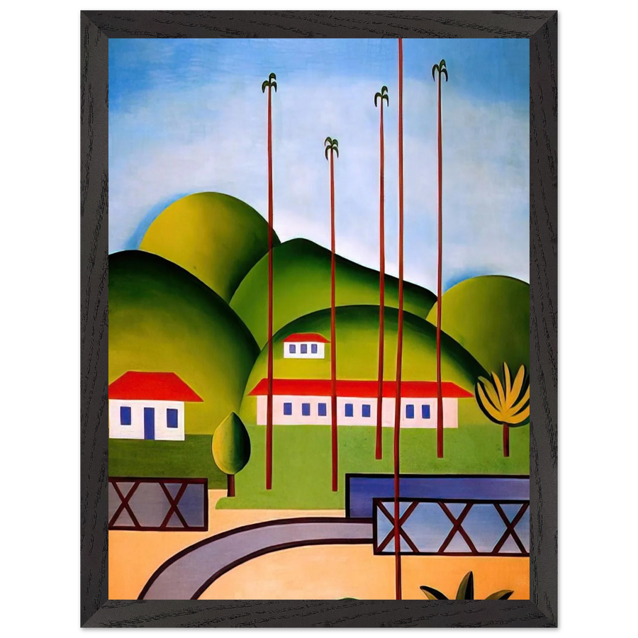 Palm Trees by Tarsila do Amaral — Framed art print at Zephyeer