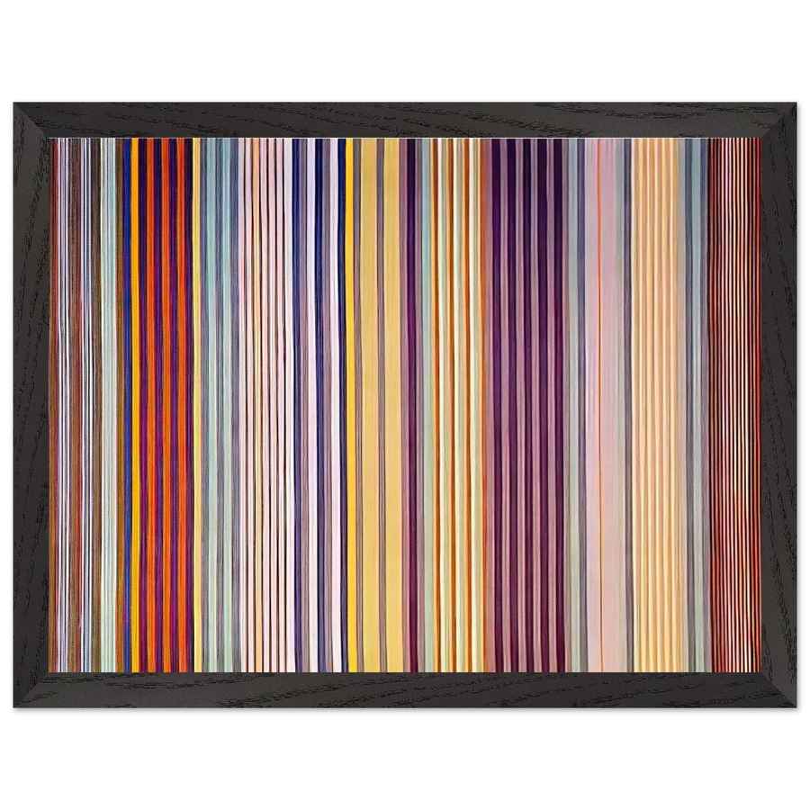 Royal Veil - 1971 by Gene Davis — Framed art print at Zephyeer