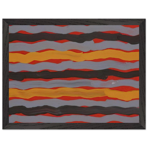 Spear Dreaming - 2001 by Clifford Possum Tjapaltjarri — Framed art print at Zephyeer