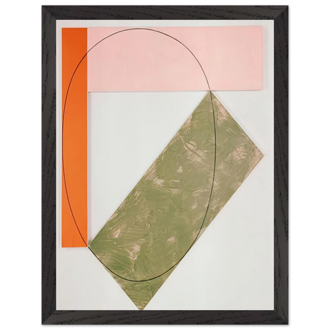 THREE COLOR FRAME PAINTING 1985 by Robert Mangold — Framed art print at Zephyeer