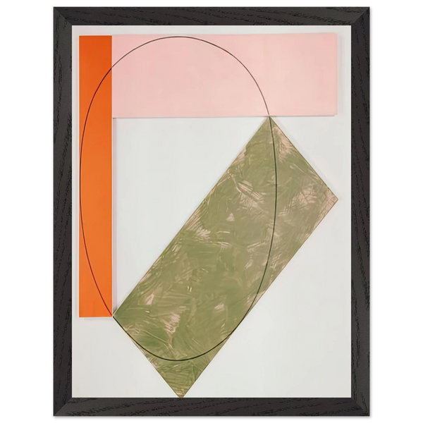 THREE COLOR FRAME PAINTING 1985 by Robert Mangold — Framed art print at Zephyeer