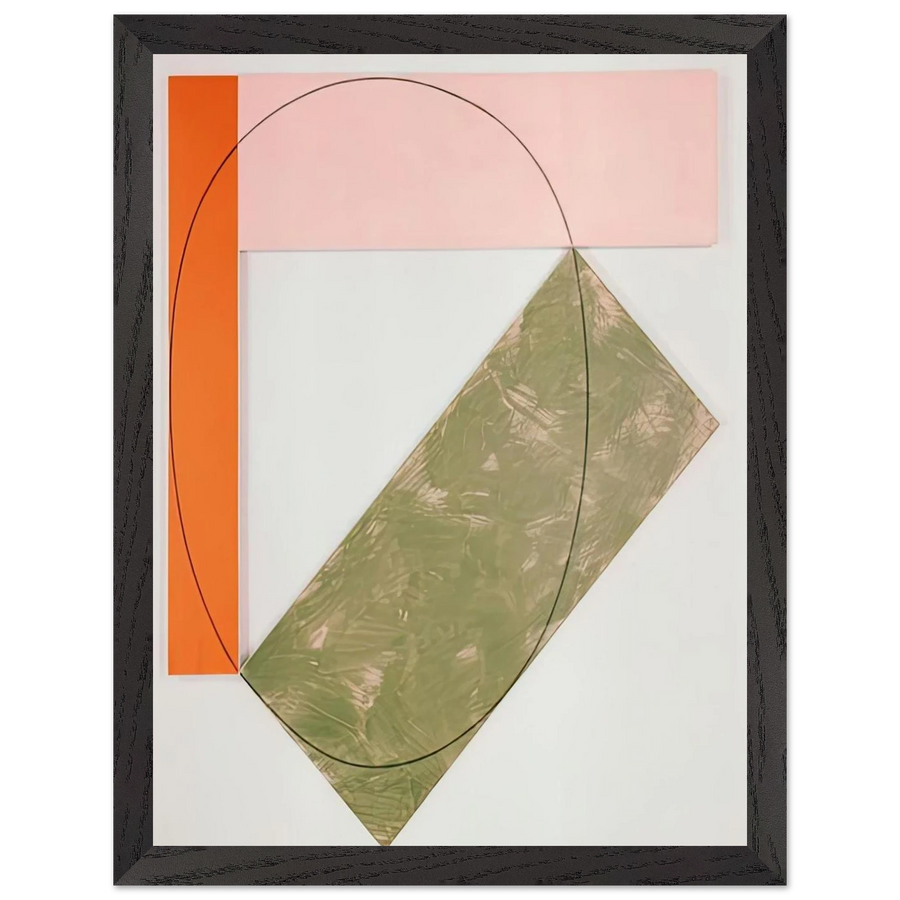 THREE COLOR FRAME PAINTING 1985 by Robert Mangold — Framed art print at Zephyeer