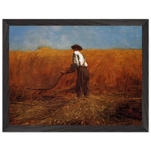 THE VETERAN IN A NEW FIELD by Winslow Homer — Framed art print at Zephyeer