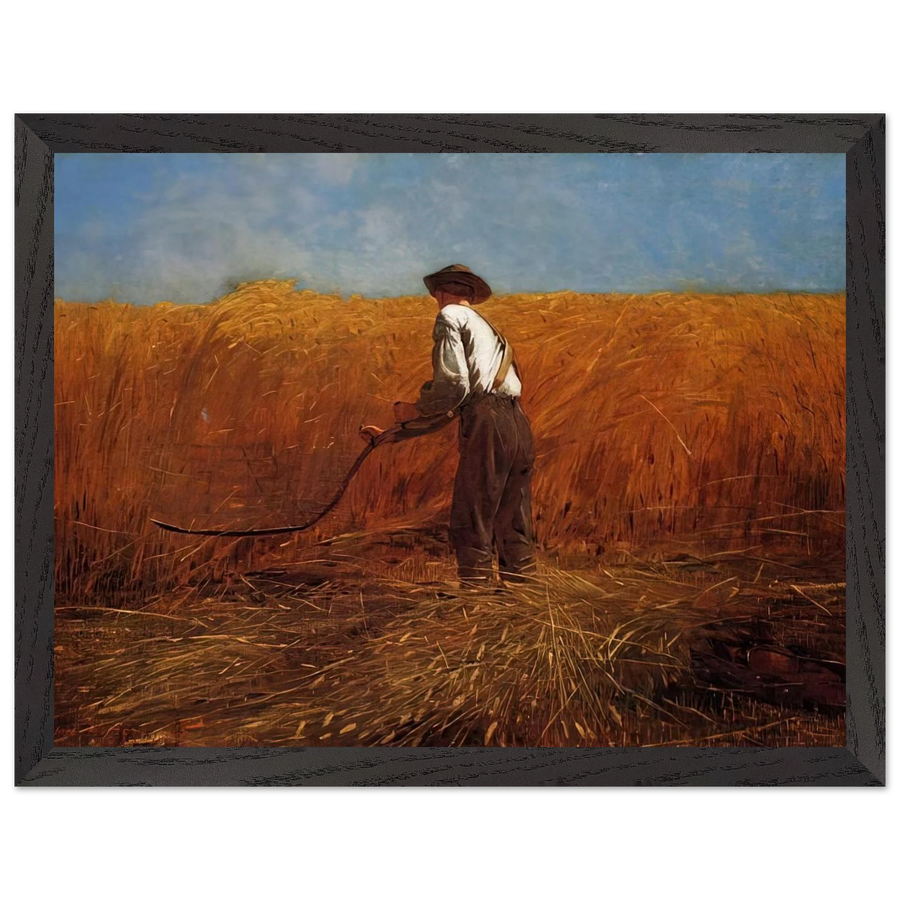 THE VETERAN IN A NEW FIELD by Winslow Homer — Framed art print at Zephyeer