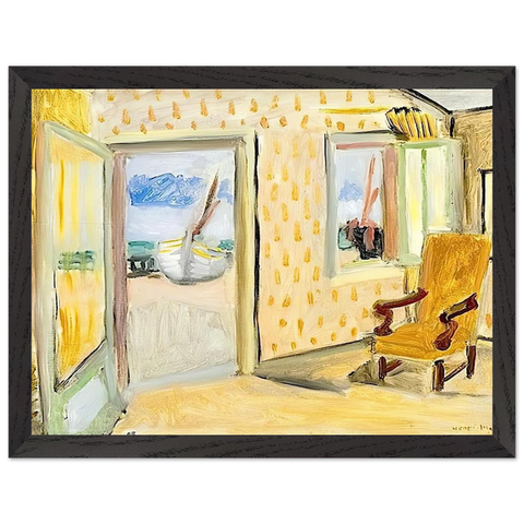 INTERIOR OPEN DOOR 1920 by Henri Matisse — Framed art print at Zephyeer