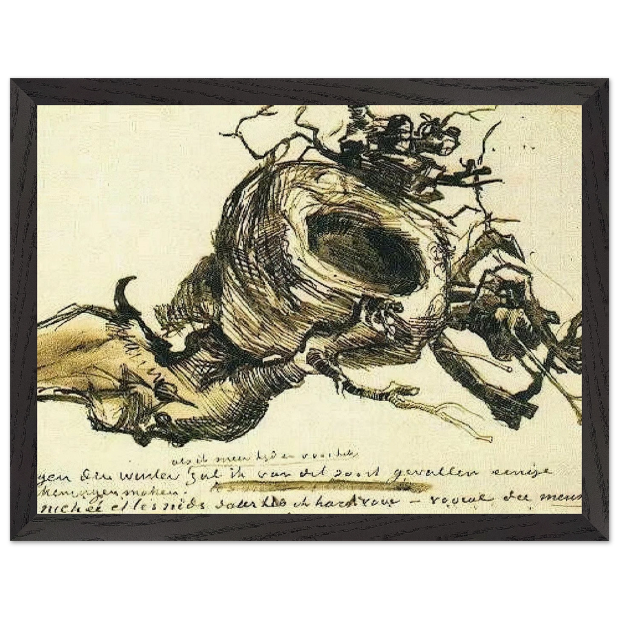 Bird's Nest by Vincent van Gogh — Framed art print at Zephyeer