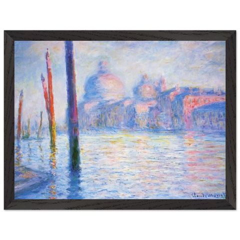 The Grand Canal 02 by Claude Monet — Framed art print at Zephyeer