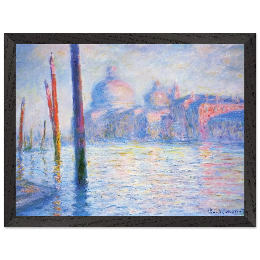 The Grand Canal 02 by Claude Monet — Framed art print at Zephyeer