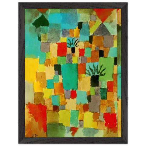 SOUTHERN TUNISIAN GARDENS 1919 by Paul Klee — Framed art print at Zephyeer