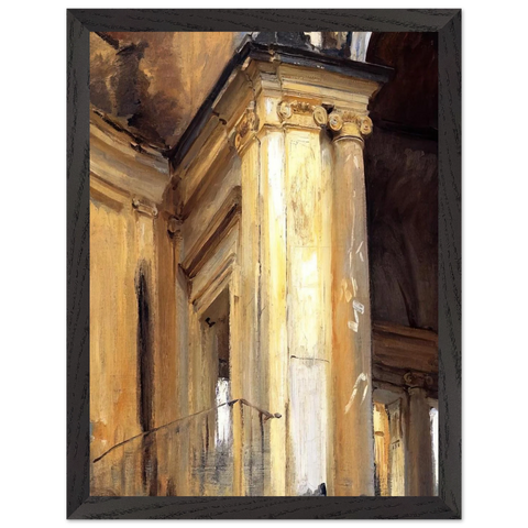 Roman Architecture by John Singer Sargent — Framed art print at Zephyeer