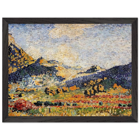Les Petits, Montagnes Mauresques by Henri-Edmond Cross — Framed art print at Zephyeer