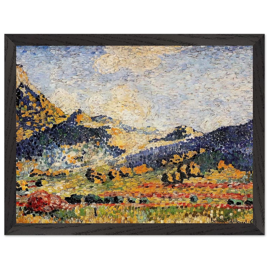 Les Petits, Montagnes Mauresques by Henri-Edmond Cross — Framed art print at Zephyeer