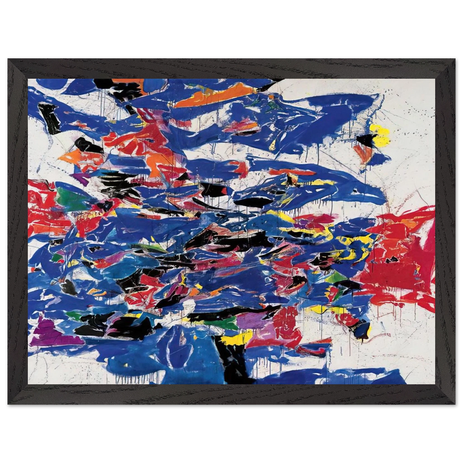 Round the World by Sam Francis — Framed art print at Zephyeer