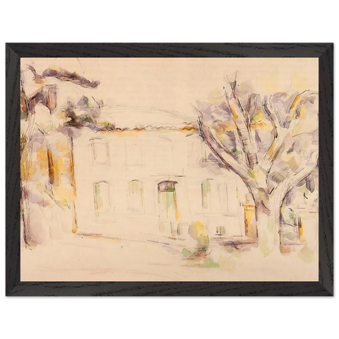 House in Provence by Paul Cézanne — Framed art print at Zephyeer