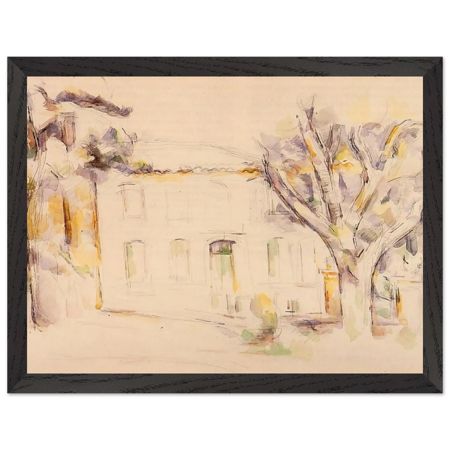 House in Provence by Paul Cézanne — Framed art print at Zephyeer