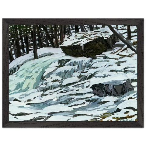 Study for Aqua Spring - 1997 by Neil Welliver — Framed art print at Zephyeer