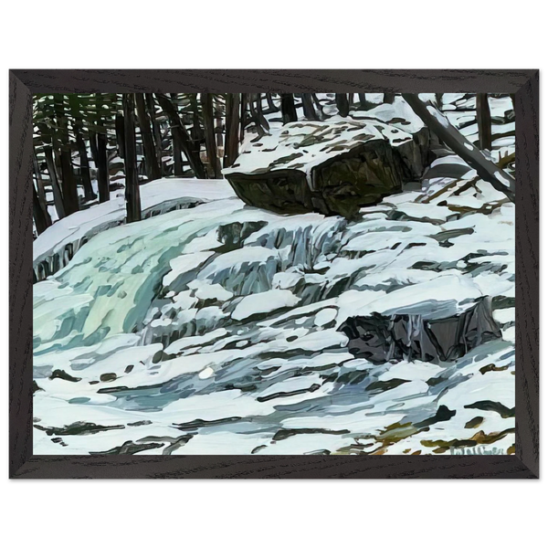 Study for Aqua Spring - 1997 by Neil Welliver — Framed art print at Zephyeer