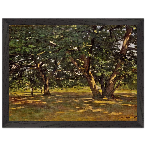 Fontainebleau Forest by Claude Monet — Framed art print at Zephyeer