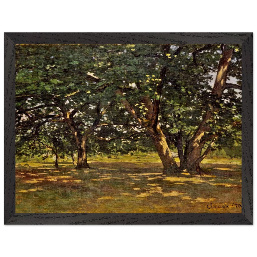 Fontainebleau Forest by Claude Monet — Framed art print at Zephyeer