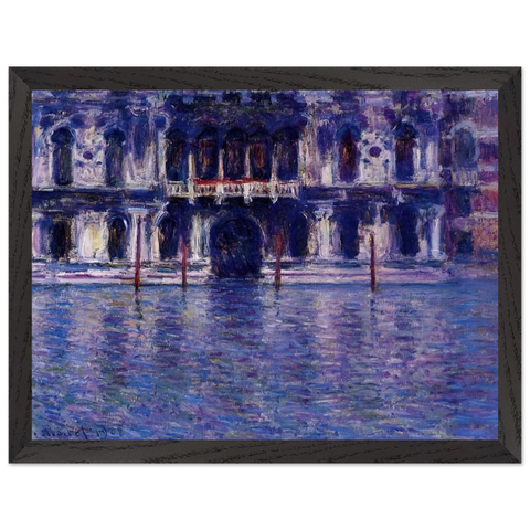 Palazzo Contarini by Claude Monet — Framed art print at Zephyeer