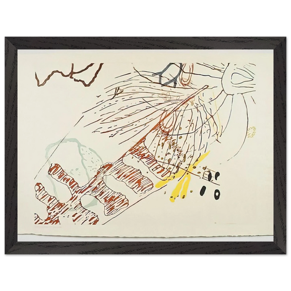 From 17 Drawings by Thoreau - 1978 by John Cage — Framed art print at Zephyeer