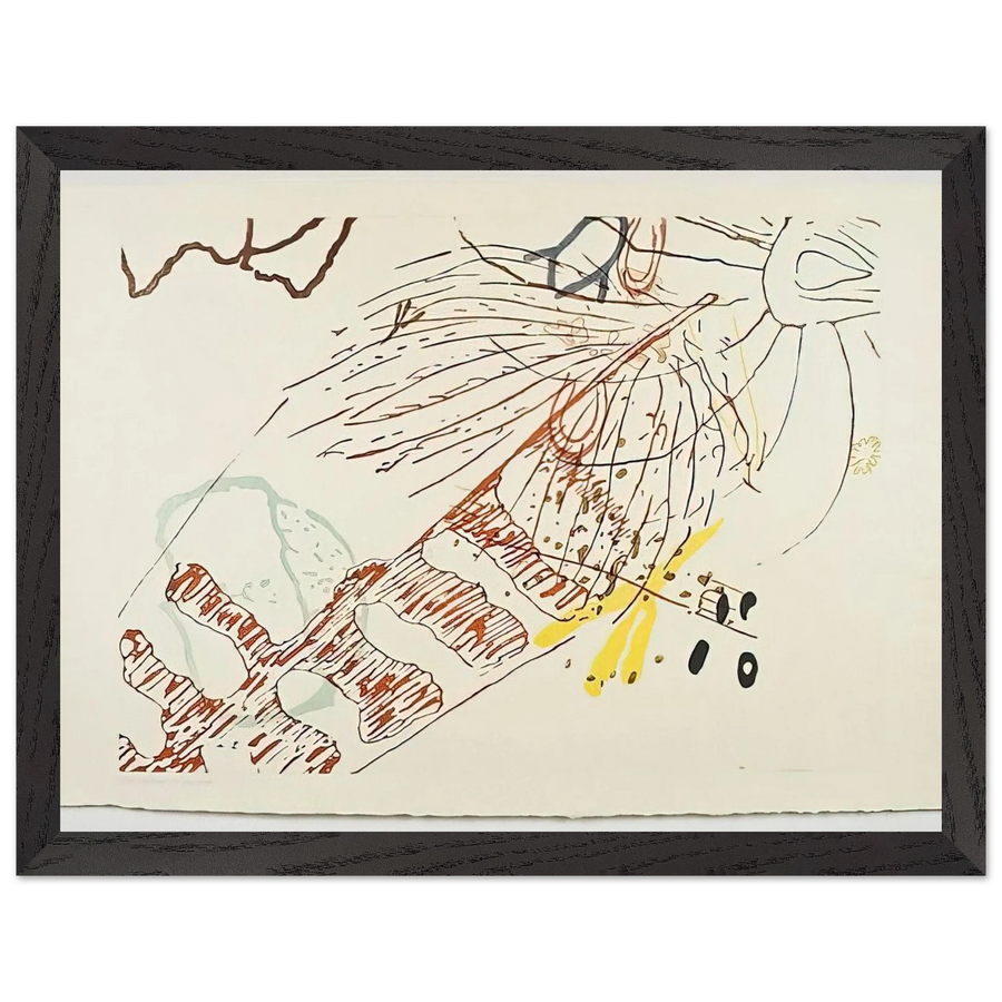 From 17 Drawings by Thoreau - 1978 by John Cage — Framed art print at Zephyeer