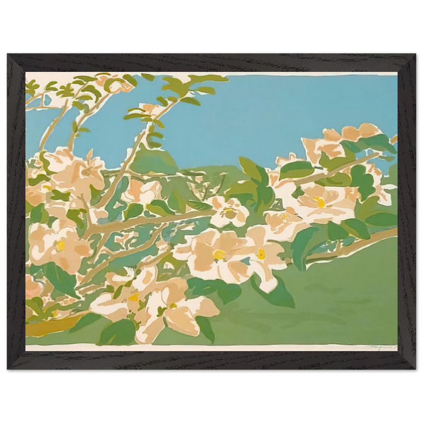 APPLE BLOSSOMS II 1974 by Fairfield Porter — Framed art print at Zephyeer