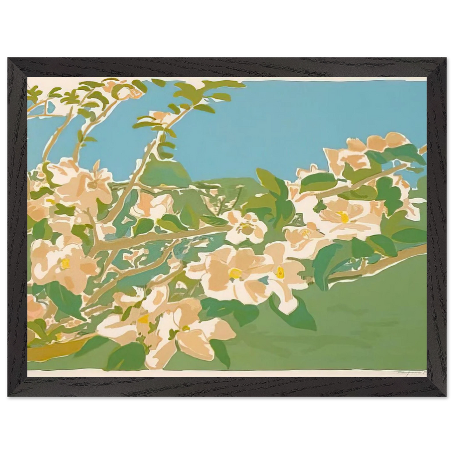 APPLE BLOSSOMS II 1974 by Fairfield Porter — Framed art print at Zephyeer