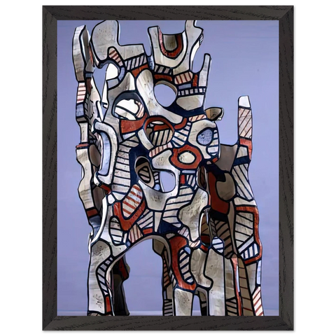 THE COSMORAMA IV by Jean Dubuffet — Framed art print at Zephyeer