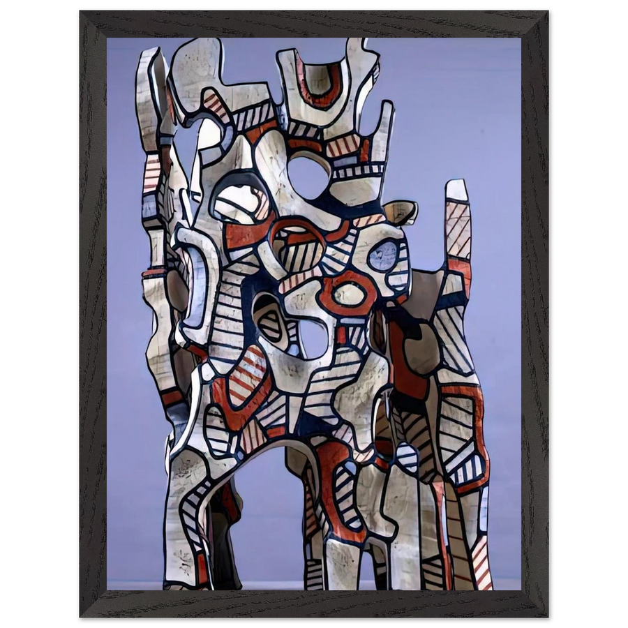 THE COSMORAMA IV by Jean Dubuffet — Framed art print at Zephyeer