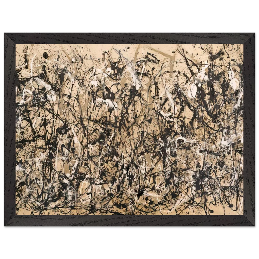 AUTUMN RHYTHM NUMBER 30 1950 by Jackson Pollock — Framed art print at Zephyeer