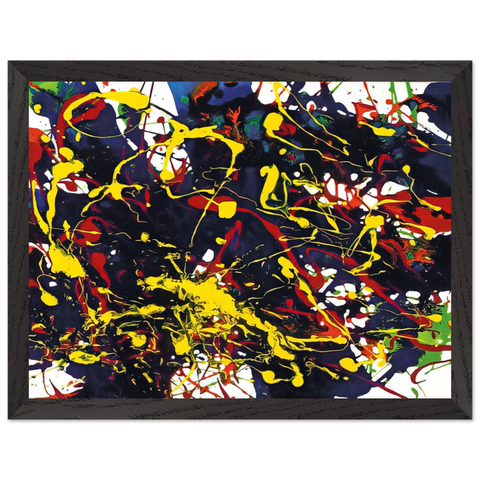 Untitled  SFP94-79  SFF 1755 by Sam Francis — Framed art print at Zephyeer