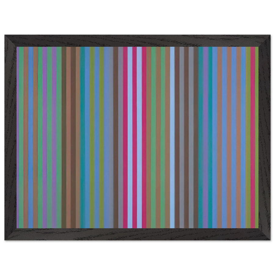 Bulletproof - 1969 by Gene Davis — Framed art print at Zephyeer