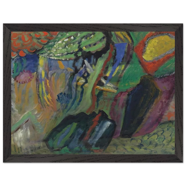 ABSTRACT COMPOSITION by Gabriele Munter — Framed art print at Zephyeer