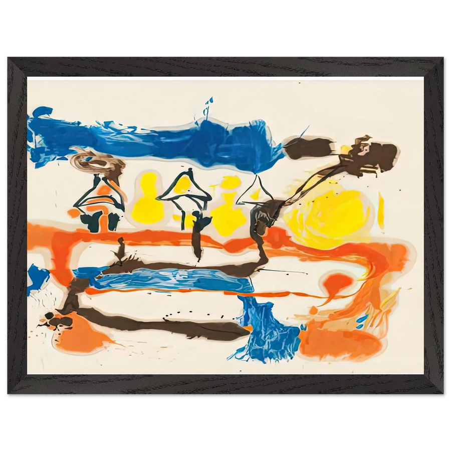 Fable, 1961- by Helen Frankenthaler — Framed art print at Zephyeer