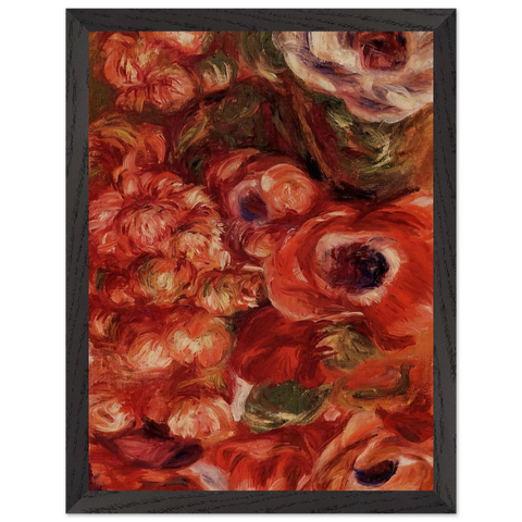 Anemonies by Pierre-Auguste Renoir — Framed art print at Zephyeer