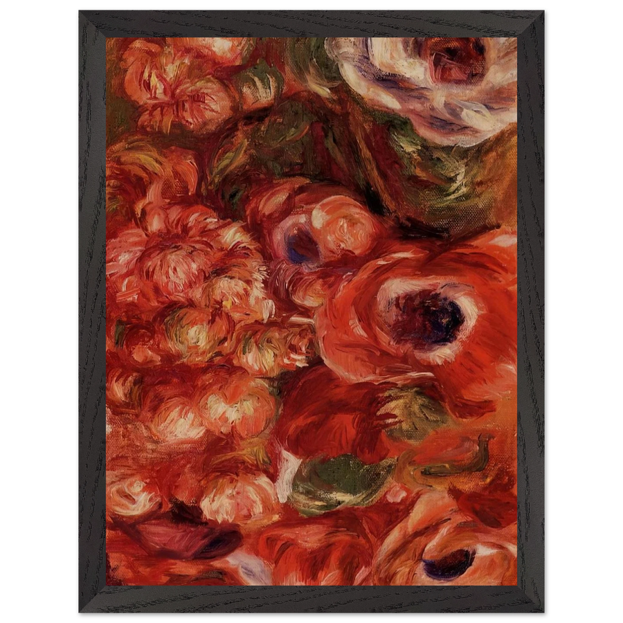 Anemonies by Pierre-Auguste Renoir — Framed art print at Zephyeer