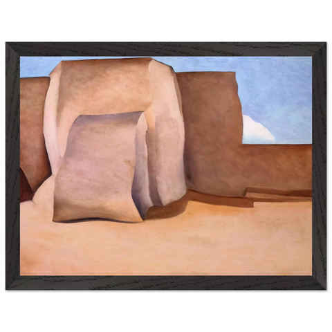 Ranchos Church, New Mexico by Georgia O'Keeffe — Framed art print at Zephyeer