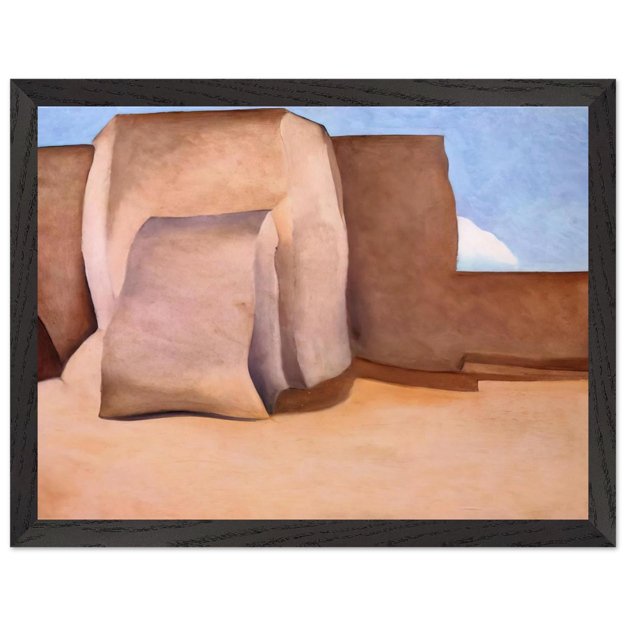 Ranchos Church, New Mexico by Georgia O'Keeffe — Framed art print at Zephyeer